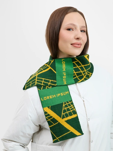 Шарф на заказ Tricksy Light, XL, полушерсть Шарф на заказ Tricksy Light, XL, полушерсть