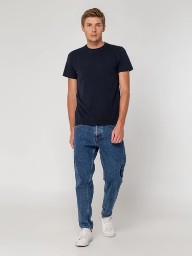 Футболка мужская T-bolka Stretch, темно-синяя Футболка мужская T-bolka Stretch, темно-синяя