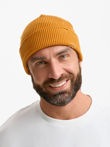 Шапка Ribelle, темно-желтая (горчичная) Шапка Ribelle, темно-желтая (горчичная)