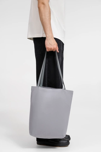 Шопер B5, серый с серыми ручками Шопер B5, серый с серыми ручками