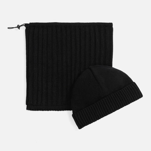 Шапка ComFleece, черная Шапка ComFleece, черная