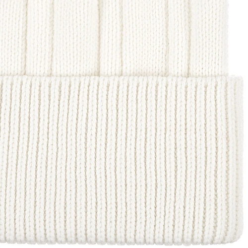Шапка Knit Beat, белая (молочная) Шапка Knit Beat, белая (молочная)