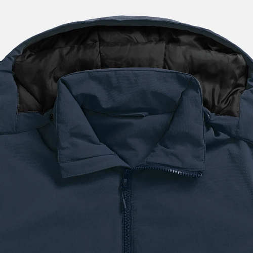 Куртка-парка унисекс Sfera, темно-синяя Куртка-парка унисекс Sfera, темно-синяя