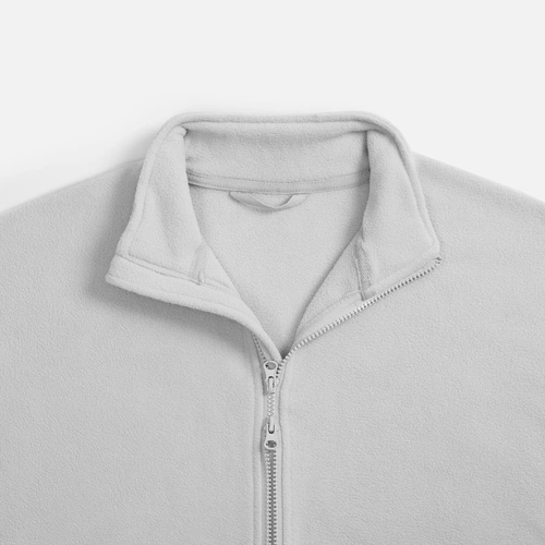 Куртка флисовая унисекс Nebo, светло-серая Куртка флисовая унисекс Nebo, светло-серая