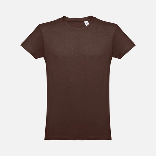 Футболка мужская Luanda, темно-коричневая Футболка мужская Luanda, темно-коричневая