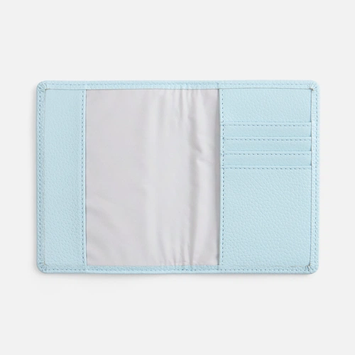 Обложка для паспорта Unison, голубая Обложка для паспорта Unison, голубая