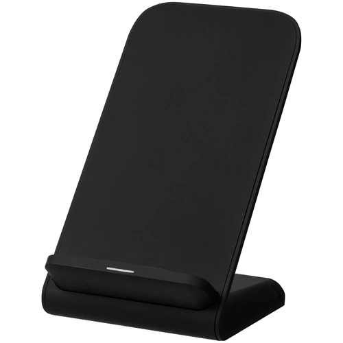 Беспроводное зарядное устройство с быстрой зарядкой Overtop, черное Беспроводное зарядное устройство с быстрой зарядкой Overtop, черное