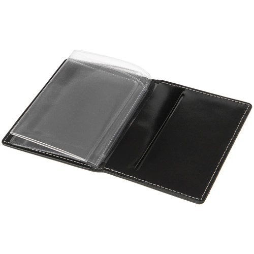 Обложка для автодокументов «Комфорт», черная Обложка для автодокументов «Комфорт», черная