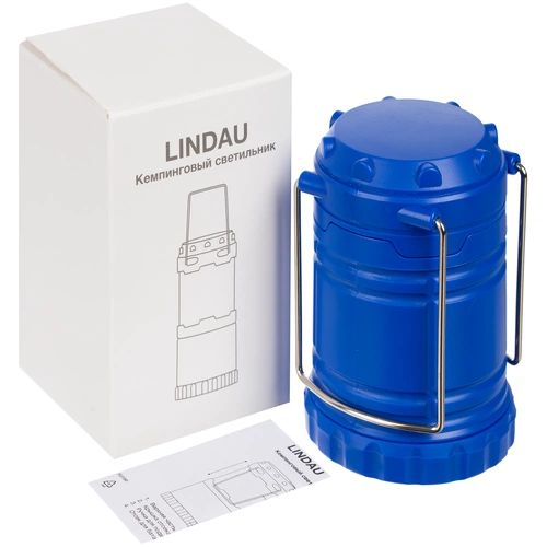 Кемпинговый фонарь Lindau, синий Кемпинговый фонарь Lindau, синий