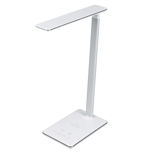 Настольная лампа с беспроводной зарядкой Power Spot, белая Настольная лампа с беспроводной зарядкой Power Spot, белая