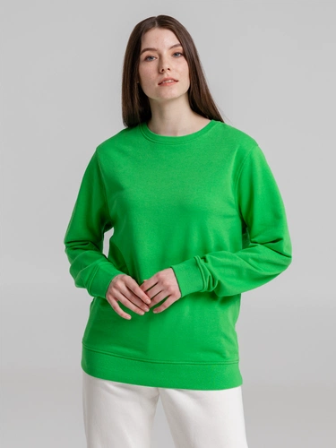 Свитшот унисекс BNC Inspire (Organic), зеленый Свитшот унисекс BNC Inspire (Organic), зеленый