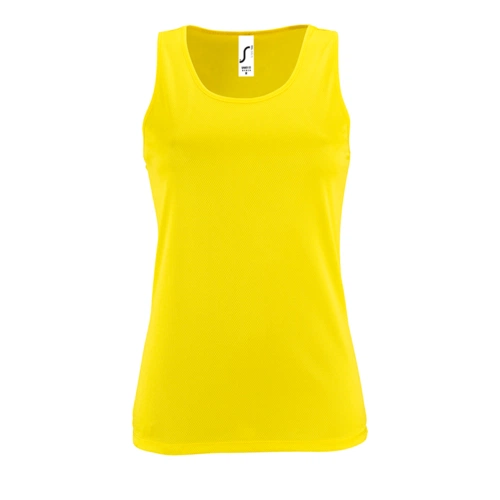 Майка женская Sporty TT Women, желтый неон Майка женская Sporty TT Women, желтый неон