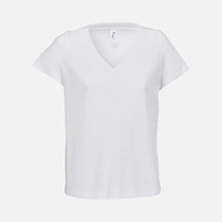 Футболка женская Regent Women с V-образным вырезом, белая