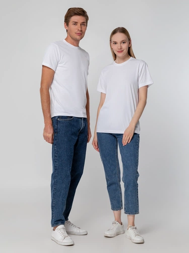 Футболка унисекс Sublimatism, белая Футболка унисекс Sublimatism, белая