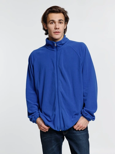 Куртка флисовая унисекс Fliska, ярко-синяя Куртка флисовая унисекс Fliska, ярко-синяя