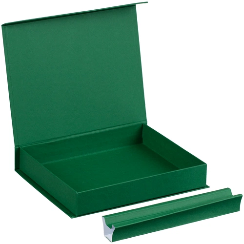 Коробка Duo под ежедневник и ручку, зеленая Коробка Duo под ежедневник и ручку, зеленая