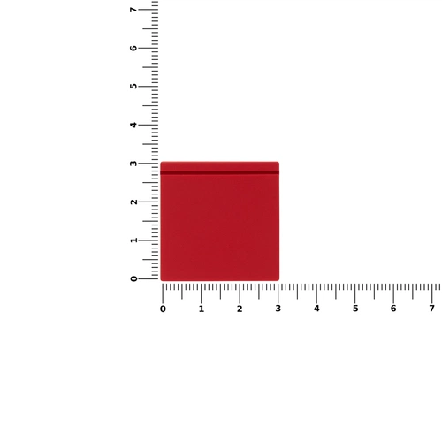 Лейбл из ПВХ Kare, красный Лейбл из ПВХ Kare, красный