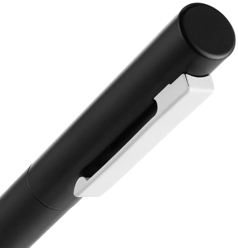 Ручка шариковая Inkolor, черная с белым Ручка шариковая Inkolor, черная с белым