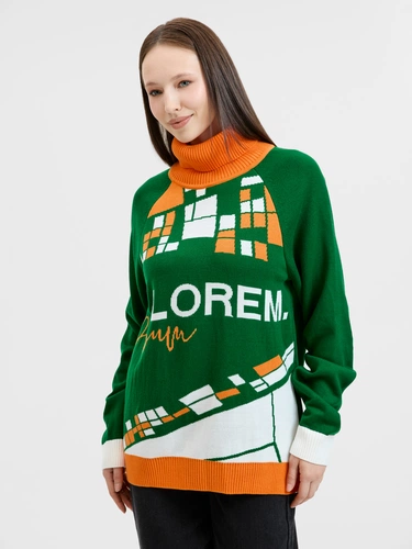 Джемпер на заказ Tricksy Net Reglan, акрил Джемпер на заказ Tricksy Net Reglan, акрил