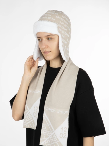 Шарф на заказ Tricksy Rand, M, полушерсть Шарф на заказ Tricksy Rand, M, полушерсть