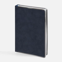 Ежедневник Metal Frame на заказ, датированный, синий