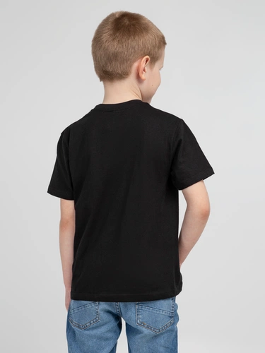 Футболка детская Regent Kids 150, черная Футболка детская Regent Kids 150, черная