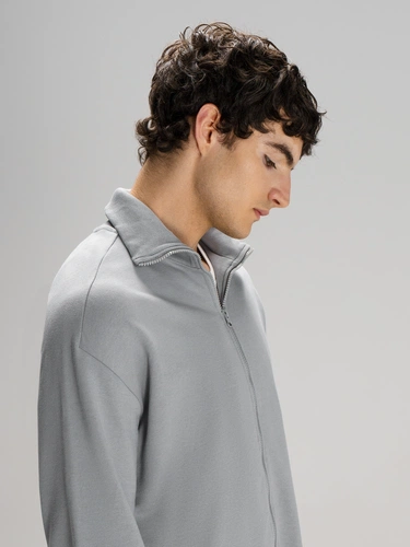 Толстовка унисекс Neofit, светло-серая Толстовка унисекс Neofit, светло-серая