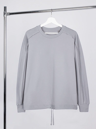 Свитшот унисекс Vozduh, светло-серый Свитшот унисекс Vozduh, светло-серый