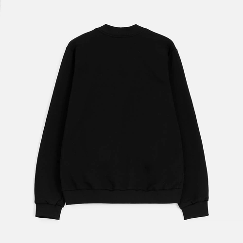 Бомбер унисекс Nuppu, черный Бомбер унисекс Nuppu, черный