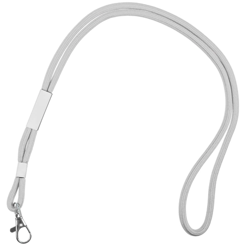 Шнурок для бейджа Tube Metal, серый Шнурок для бейджа Tube Metal, серый