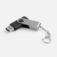 Флешка Twist, черная, 8 Гб