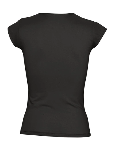 Футболка женская Mint 170, черная Футболка женская Mint 170, черная