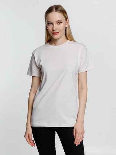 Футболка унисекс T-Bolka 160, молочно-белая Футболка унисекс T-Bolka 160, молочно-белая