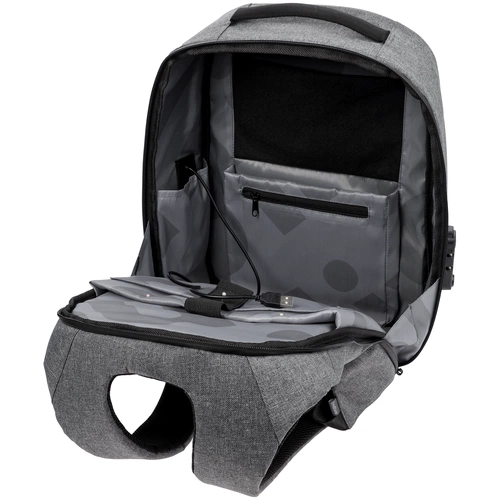 Рюкзак с потайным карманом inGreed, серый Рюкзак с потайным карманом inGreed, серый