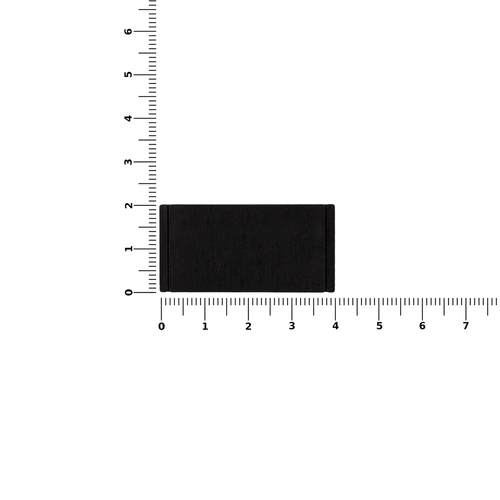 Лейбл из ПВХ Dzeta, S, черный Лейбл из ПВХ Dzeta, S, черный