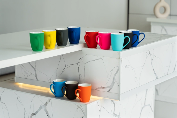 Кружка Good Morning с покрытием софт-тач, ver.2, серая Кружка Good Morning с покрытием софт-тач, ver.2, серая