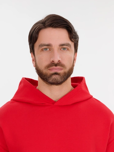 Худи оверсайз унисекс Outshine, красное Худи оверсайз унисекс Outshine, красное