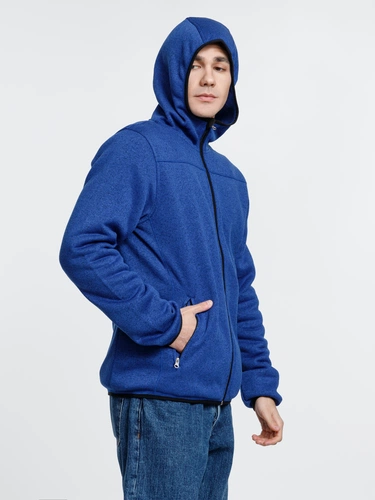 Куртка с капюшоном унисекс Gotland, синяя Куртка с капюшоном унисекс Gotland, синяя