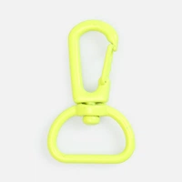 Застежка-карабин Snap Hook, M, желтый неон