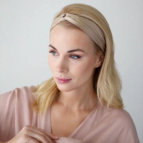 Повязка для волос Essential, бежевая Повязка для волос Essential, бежевая