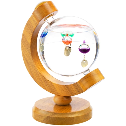 Термометр-шар «Галилео» в деревянном корпусе Термометр-шар «Галилео» в деревянном корпусе