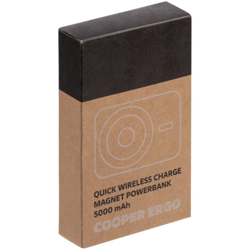 Магнитный беспроводной аккумулятор Cooper Ergo 5000 мАч, темно-серый Магнитный беспроводной аккумулятор Cooper Ergo 5000 мАч, темно-серый
