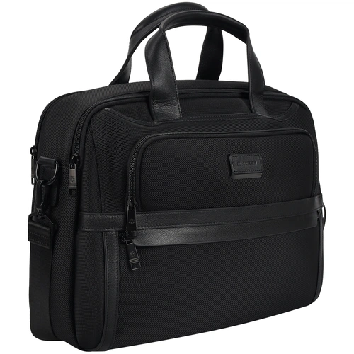 Сумка для ноутбука Santiago Nylon, черная Сумка для ноутбука Santiago Nylon, черная