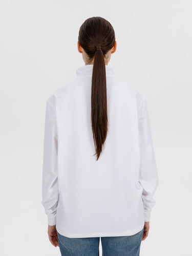 Свитшот на молнии Morfiss, белый Свитшот на молнии Morfiss, белый