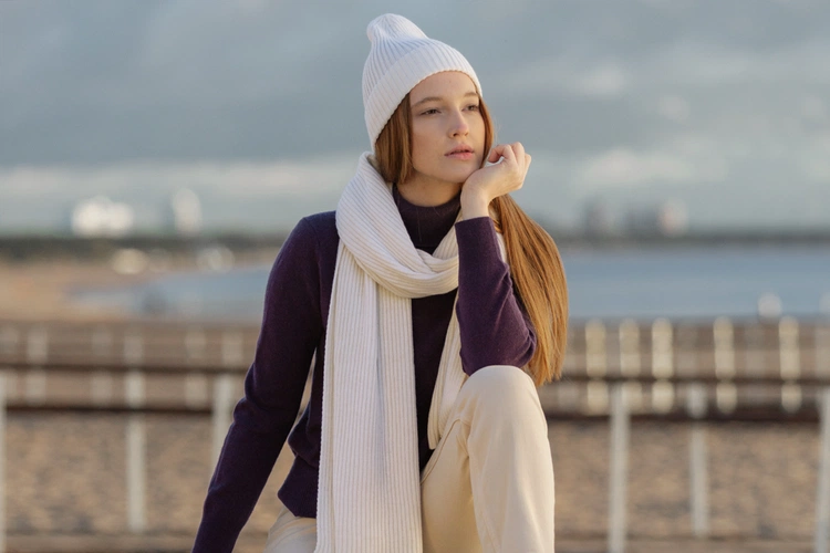 Шапка Alpine, белая Шапка Alpine, белая