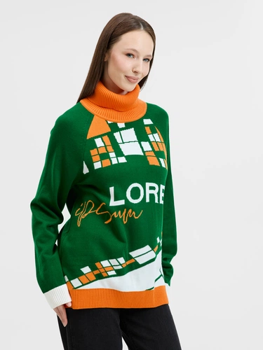 Джемпер на заказ Tricksy Net Reglan, акрил Джемпер на заказ Tricksy Net Reglan, акрил