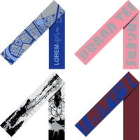 Шарф Tricksy Classic Net, XXL на заказ, полушерсть