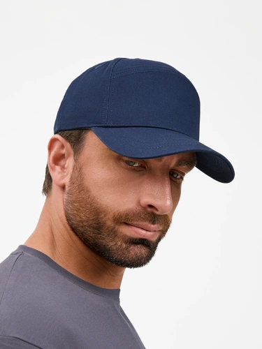 Бейсболка Settaro, темно-синяя Бейсболка Settaro, темно-синяя