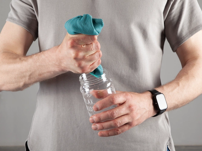 Охлаждающее полотенце Weddell ver.2, голубое Охлаждающее полотенце Weddell ver.2, голубое