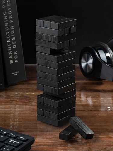 Игра «Деревянная башня мини», черная Игра «Деревянная башня мини», черная